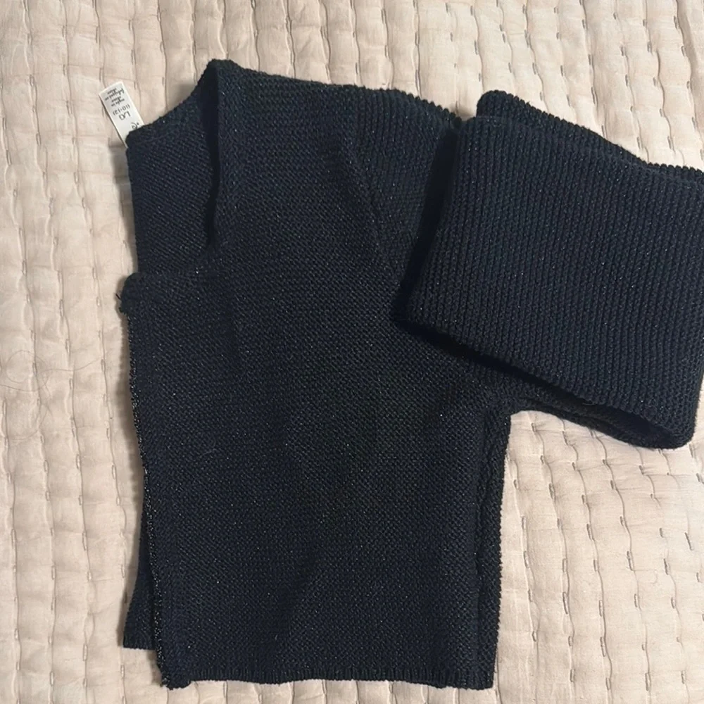 Black Cropped Cardigan